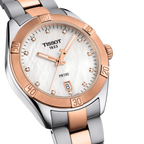 Reloj Tissot PR 100 Sport Chic Diamantes T101.910.22.116.00 - detalle esfera