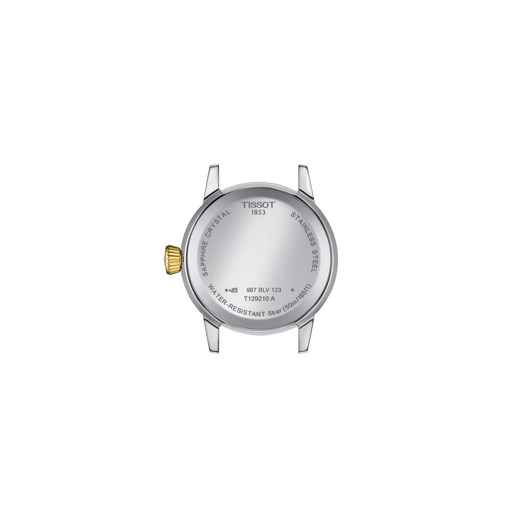 Reloj Tissot Classic Dream T129.210.22.263.00 vista posterior