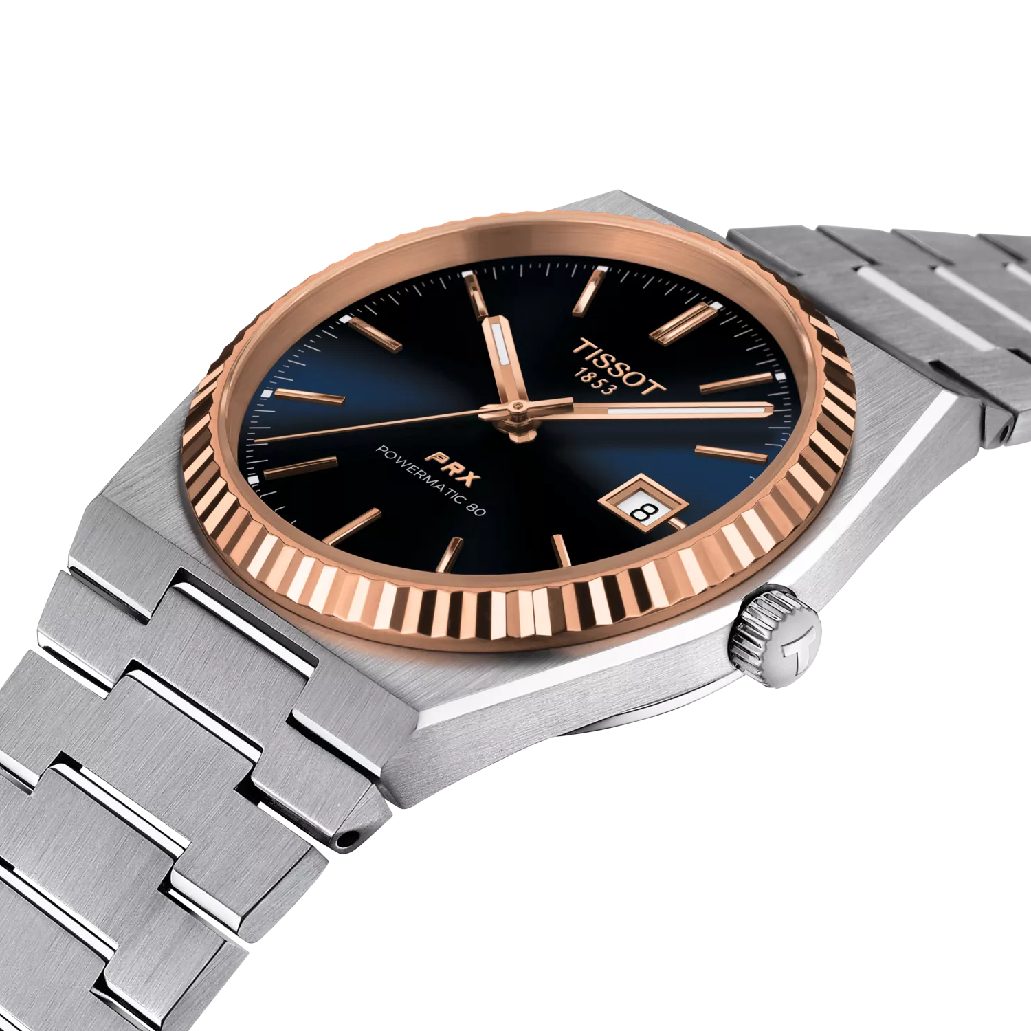 Reloj Tissot PRX Gold T931.407.41.041.00 detalle
