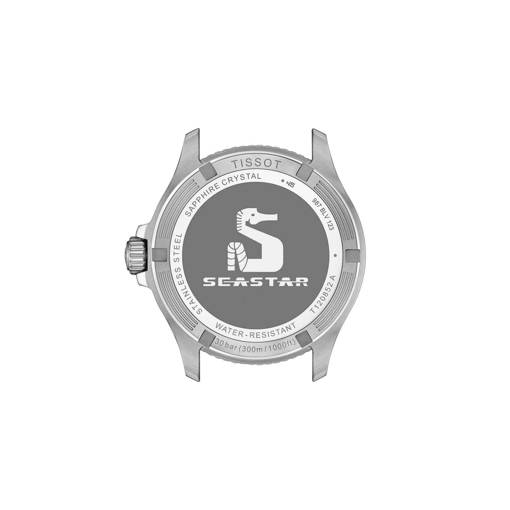 Tissot Seastar 1000 GMT 40mm T120.852.17.051.00 - vista posterior