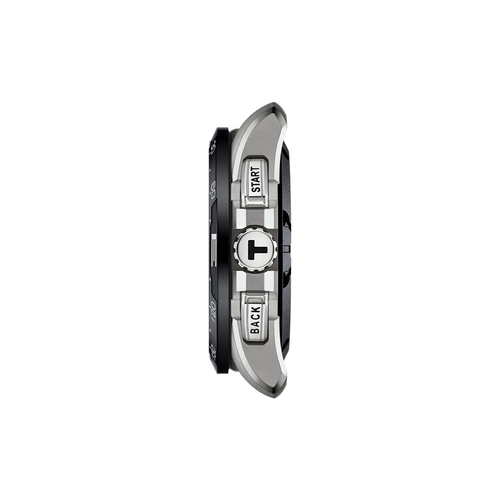 Reloj Tissot T-Touch Connect Solar T121.420.47.051.00 vista de perfil