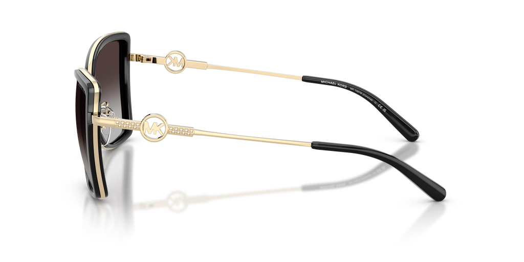 Gafas de Sol Michael Kors Corsica MK1067B Dorado Claro/Negro y Gris Oscuro Degradé