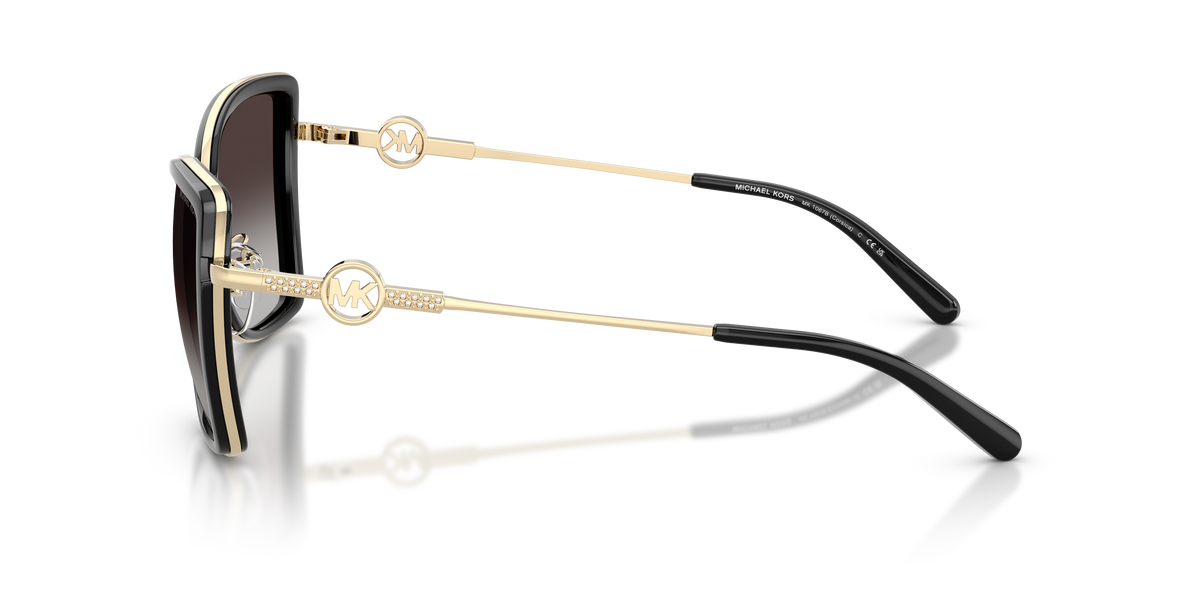 Gafas de Sol Michael Kors Corsica MK1067B Dorado Claro/Negro y Gris Oscuro Degradé
