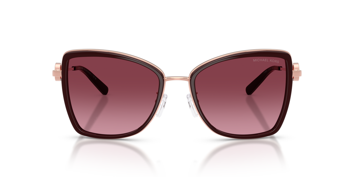Gafas de Sol Michael Kors Corsica MK1067B Oro Rosa/Cordobán y Borgoña Degradé