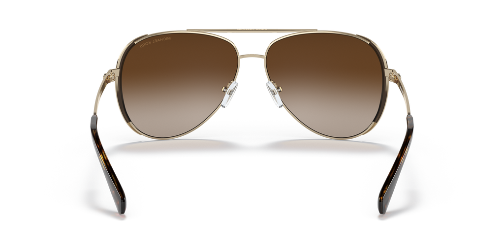 Gafas de Sol Michael Kors Chelsea Bright MK1101B Dorado Claro y Humo Degradé