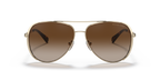 Gafas de Sol Michael Kors Chelsea Bright MK1101B Dorado Claro y Humo Degradé