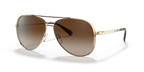 Gafas de Sol Michael Kors Chelsea Bright MK1101B Dorado Claro y Humo Degradé