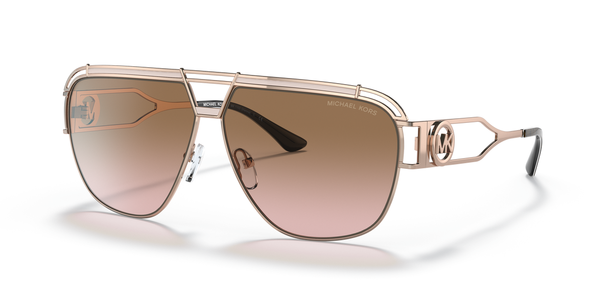 Gafas de Sol Michael Kors Vienna MK1102 Oro Rosa y Marrón y Rosa Degradé