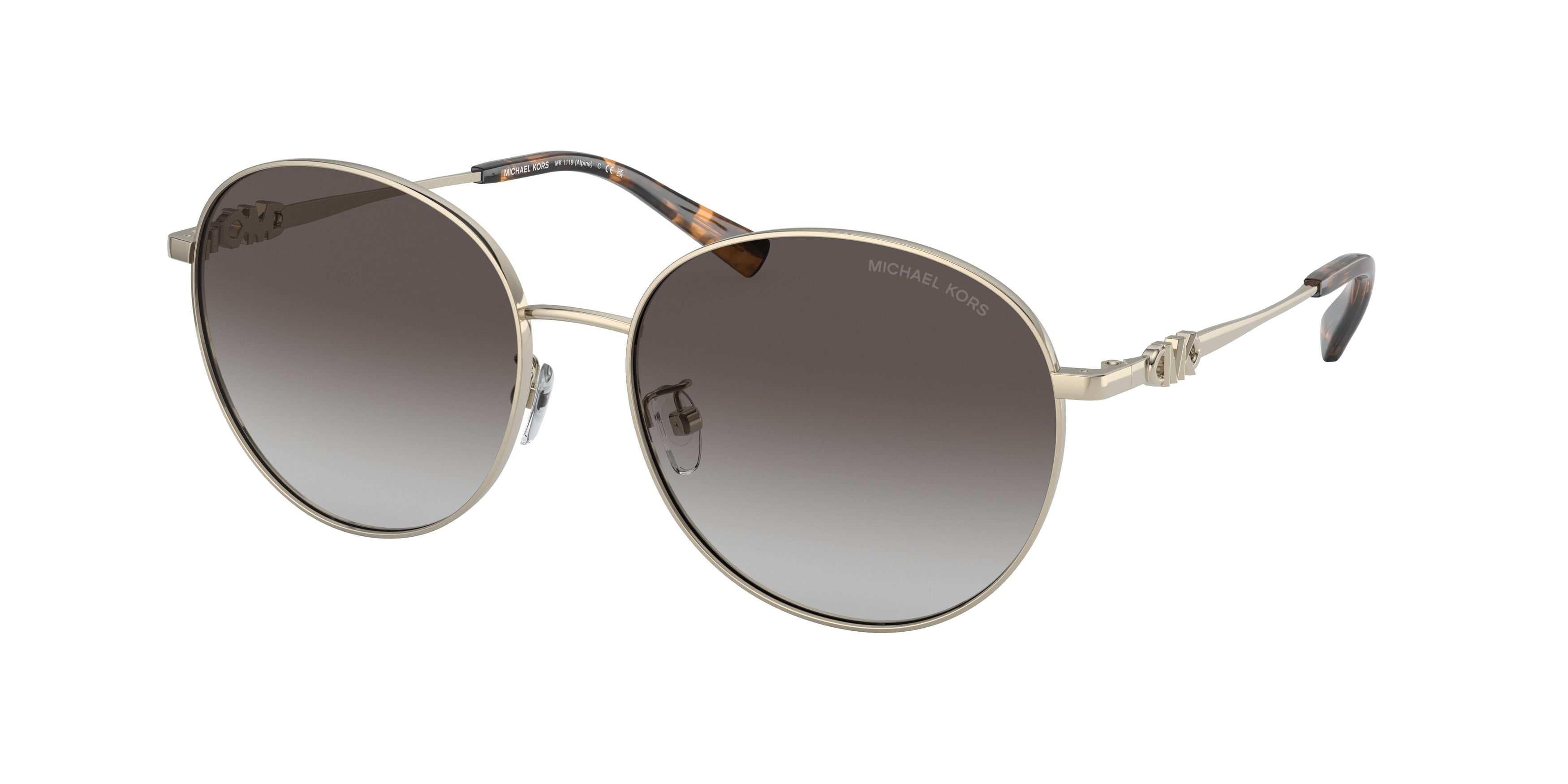 Gafas de Sol Michael Kors Alpine MK1119 Dorado Claro y Gris Oscuro Degradé