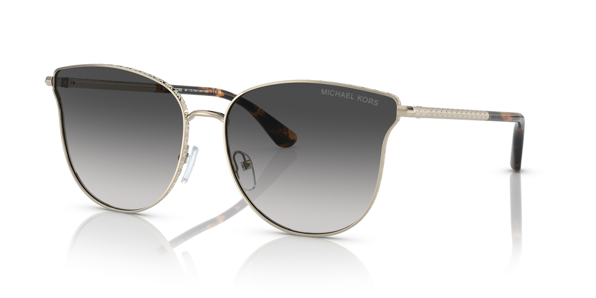 Gafas de Sol Michael Kors Salt Lake City MK1120 Dorado Claro y Gris Oscuro Degradé