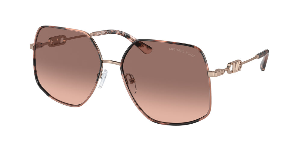 Gafas de Sol Michael Kors Empire Butterfly MK1127J Oro Rosa/Carey Rosa y Marrón y Rosa Degradé
