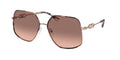 Gafas de Sol Michael Kors Empire Butterfly MK1127J Oro Rosa/Carey Rosa y Marrón y Rosa Degradé
