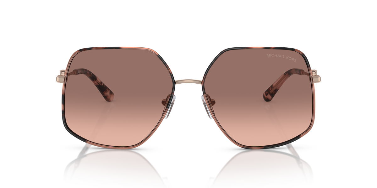 Gafas de Sol Michael Kors Empire Butterfly MK1127J Oro Rosa/Carey Rosa y Marrón y Rosa Degradé