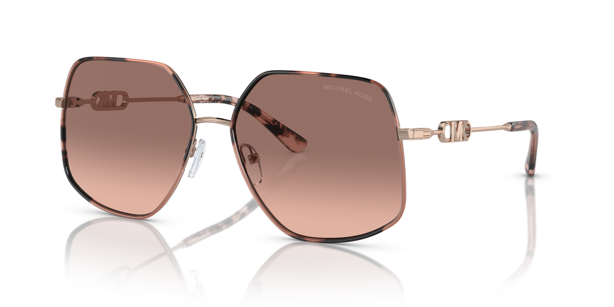 Gafas de Sol Michael Kors Empire Butterfly MK1127J Oro Rosa/Carey Rosa y Marrón y Rosa Degradé