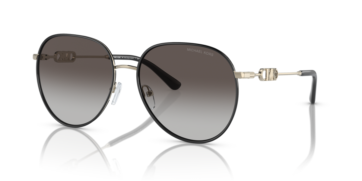 Gafas de Sol Michael Kors Empire MK1128J Dorado Claro/Negro y Gris Oscuro Degradé