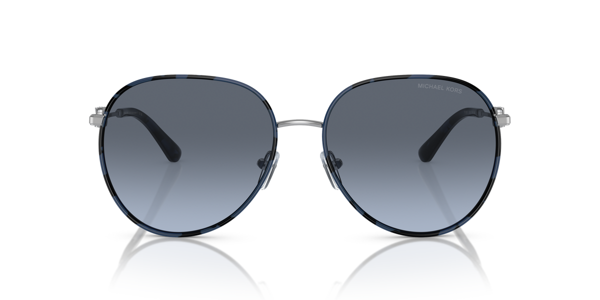 Gafas de Sol Michael Kors Empire MK1128J Silver/Blue Tortoise y Azul Marino Degradé