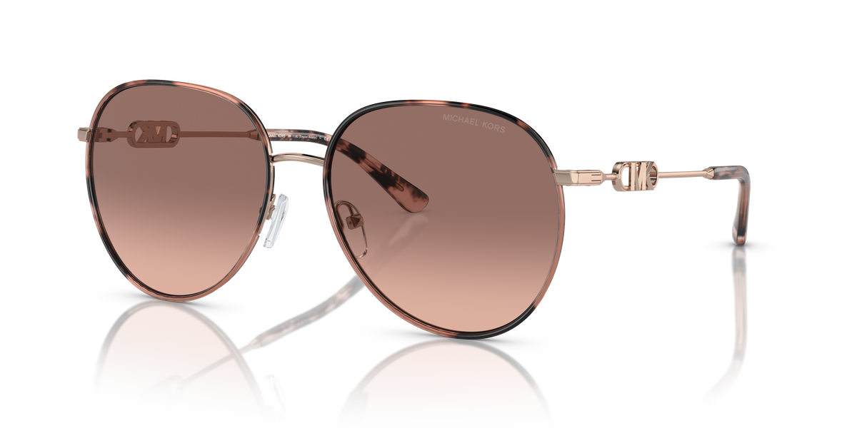 Gafas de Sol Michael Kors Empire MK1128J Oro Rosa/Carey Rosa y Marrón y Rosa Degradé