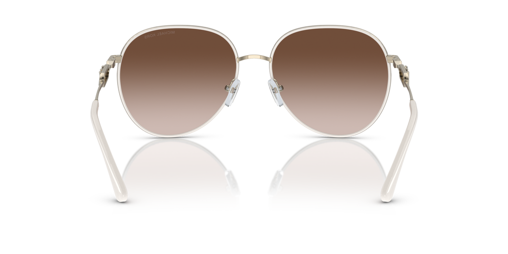 Gafas de Sol Michael Kors Empire MK1128J Dorado Claro/Blanco y Marrón Degradé