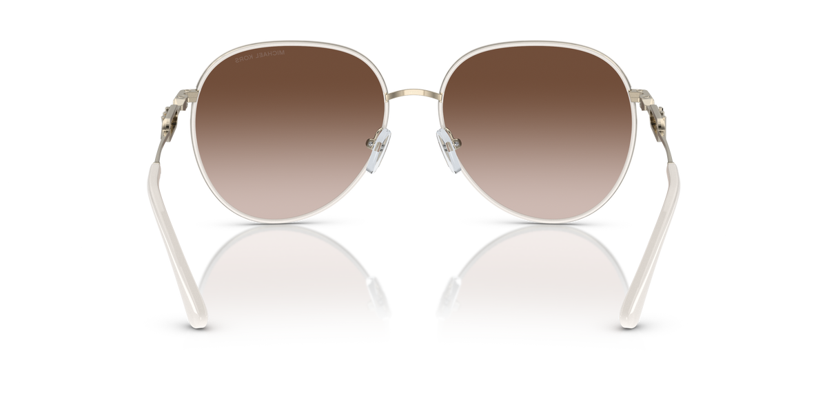 Gafas de Sol Michael Kors Empire MK1128J Dorado Claro/Blanco y Marrón Degradé