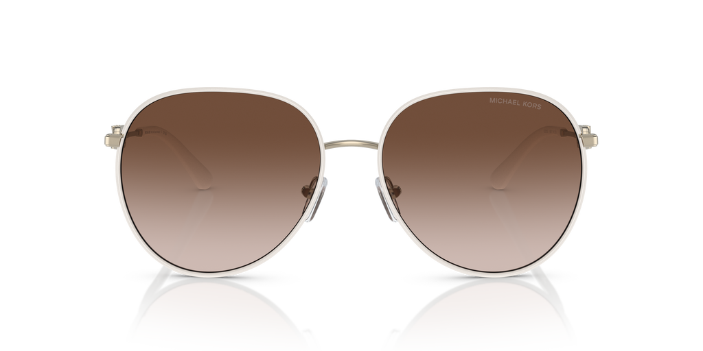 Gafas de Sol Michael Kors Empire MK1128J Dorado Claro/Blanco y Marrón Degradé