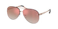 Gafas de Sol Michael Kors East Side MK1135B Oro Rosa y Rosa Degradé Espejado