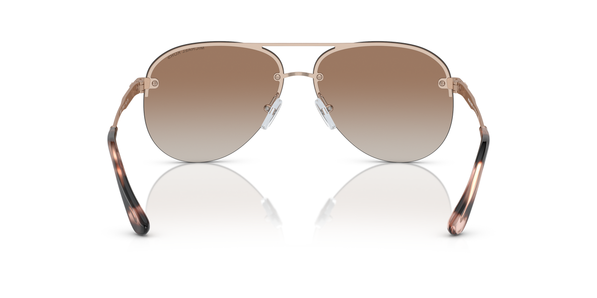 Gafas de Sol Michael Kors East Side MK1135B Oro Rosa y Rosa Degradé Espejado