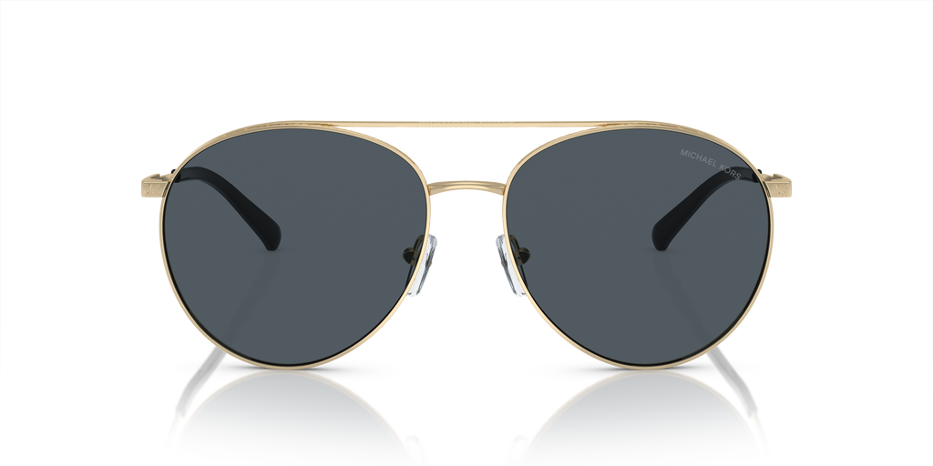 Gafas de Sol Michael Kors Arches MK1138 Dorado Claro y Gris Oscuro Sólido