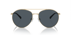 Gafas de Sol Michael Kors Arches MK1138 Dorado Claro y Gris Oscuro Sólido