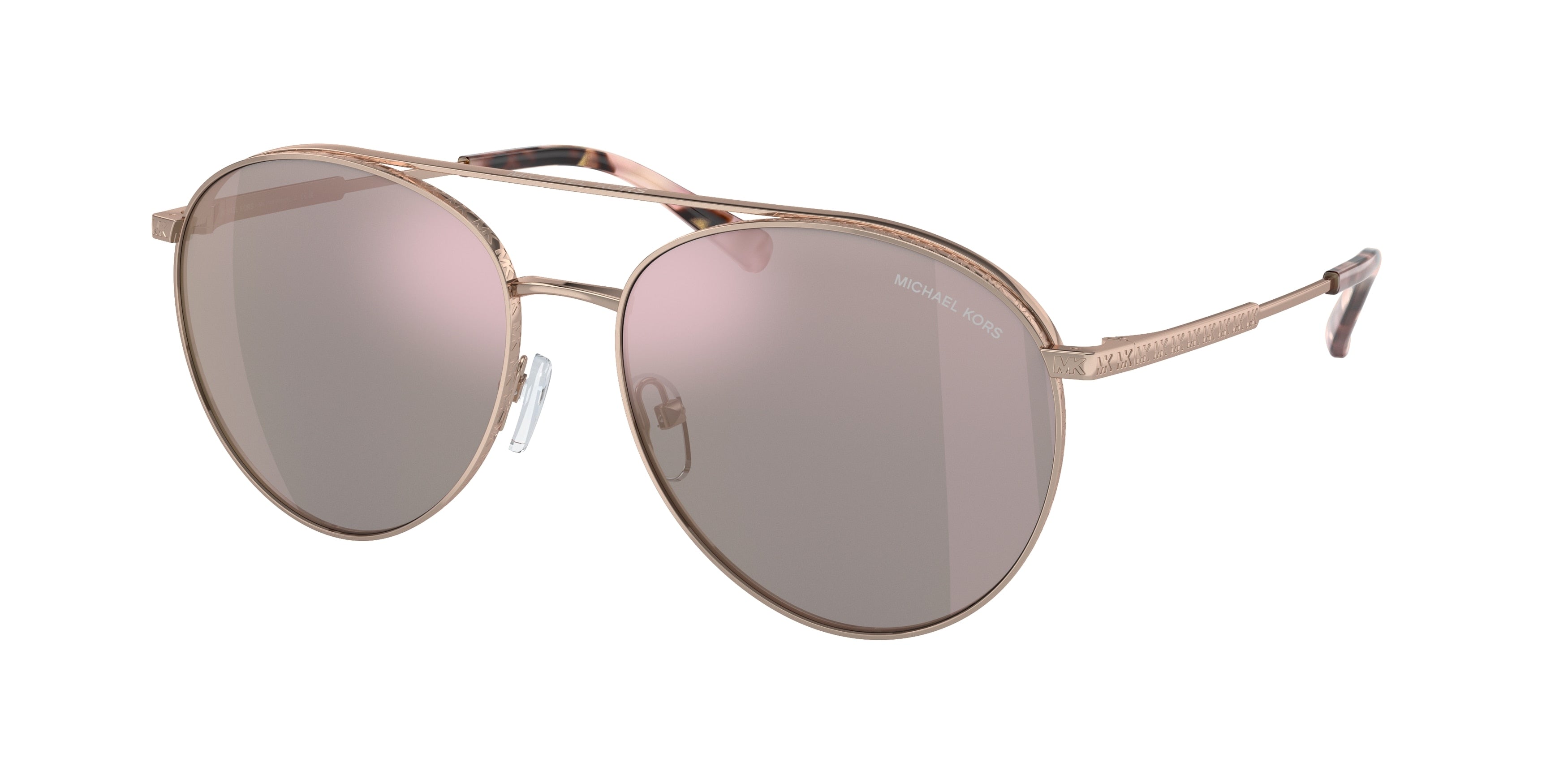 Gafas de Sol Michael Kors Arches MK1138 Oro Rosa y Oro Rosa Espejado