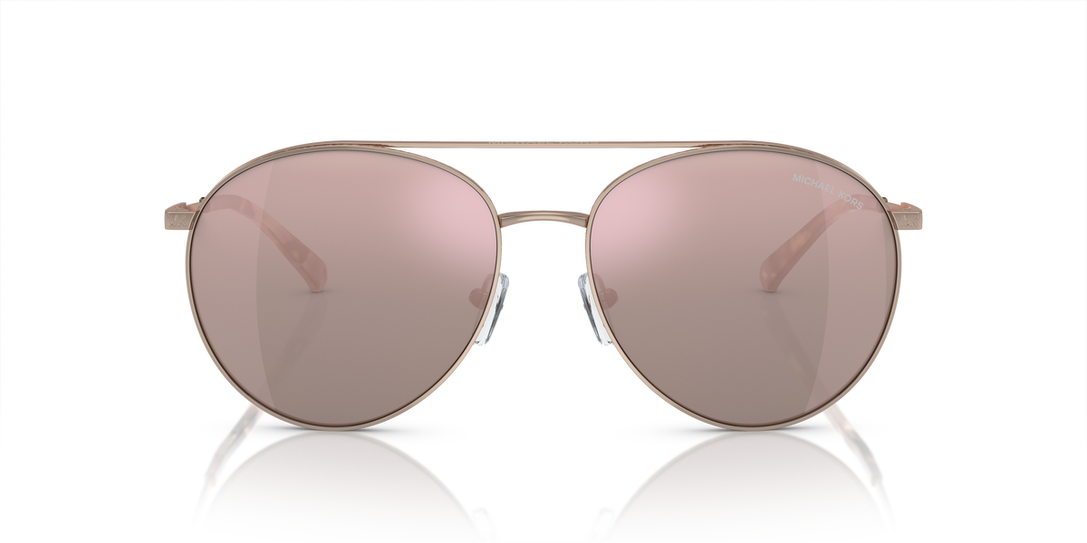 Gafas de Sol Michael Kors Arches MK1138 Oro Rosa y Oro Rosa Espejado