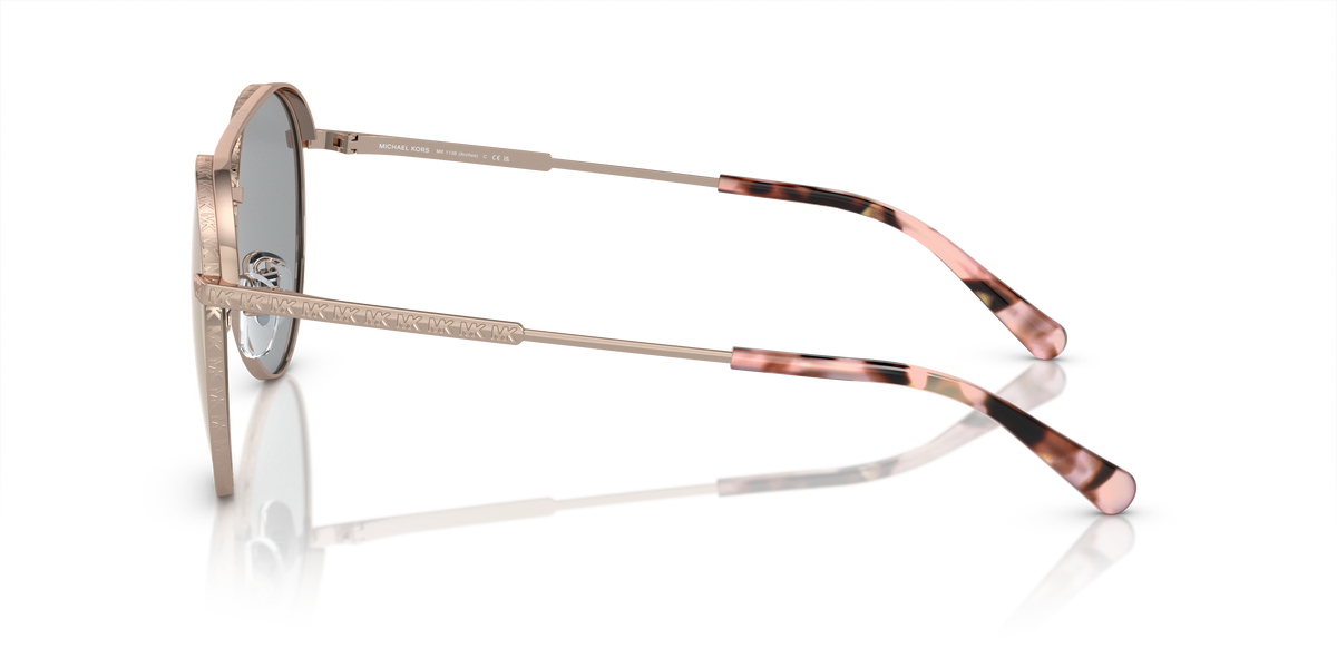 Gafas de Sol Michael Kors Arches MK1138 Oro Rosa y Oro Rosa Espejado