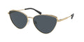 Gafas de Sol Michael Kors Cortez MK1140 Dorado Claro y Gris Oscuro Sólido
