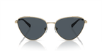 Gafas de Sol Michael Kors Cortez MK1140 Dorado Claro y Gris Oscuro Sólido