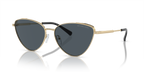 Gafas de Sol Michael Kors Cortez MK1140 Dorado Claro y Gris Oscuro Sólido