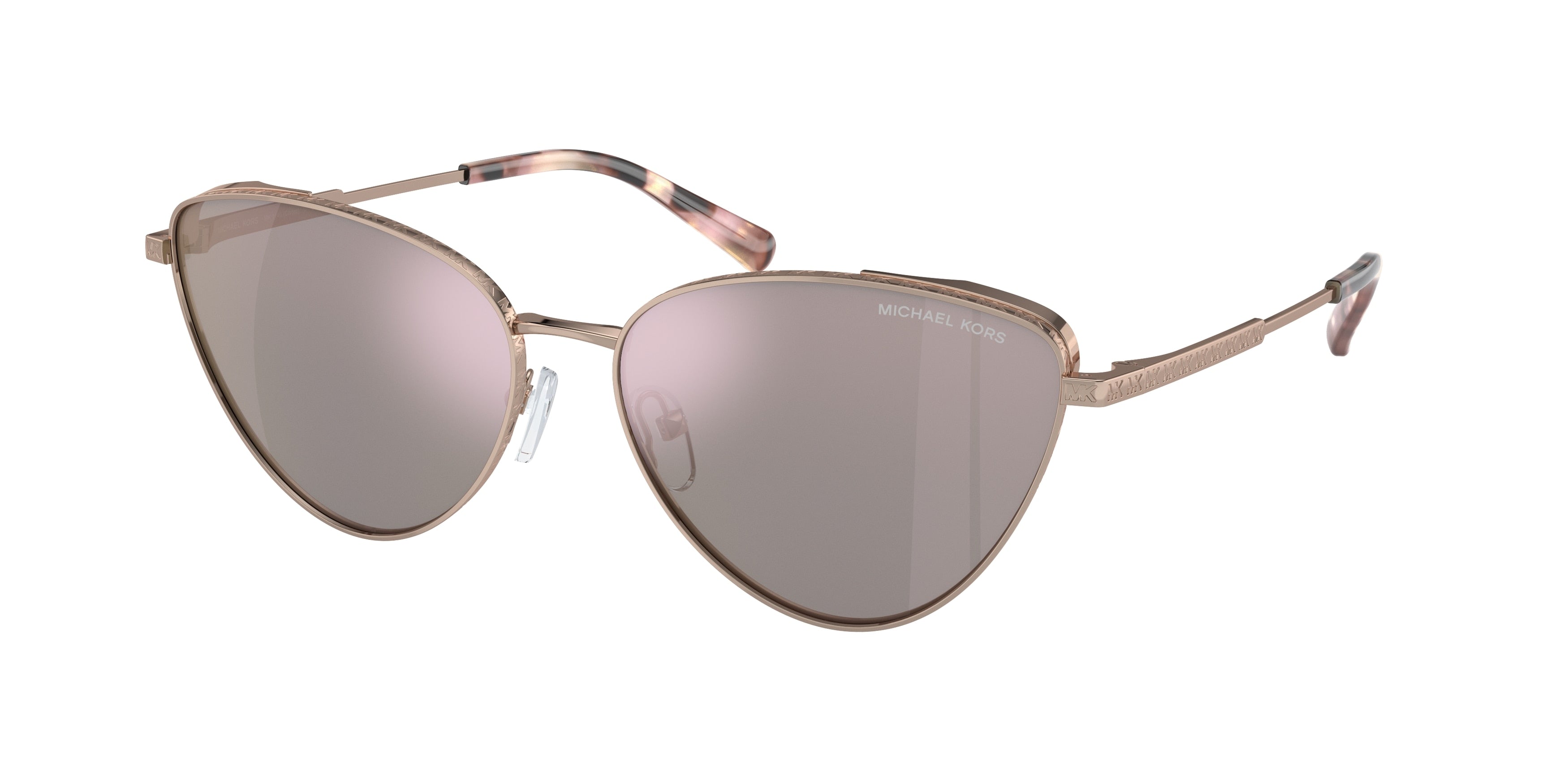 Gafas de Sol Michael Kors Cortez MK1140 Oro Rosa y Oro Rosa Espejado