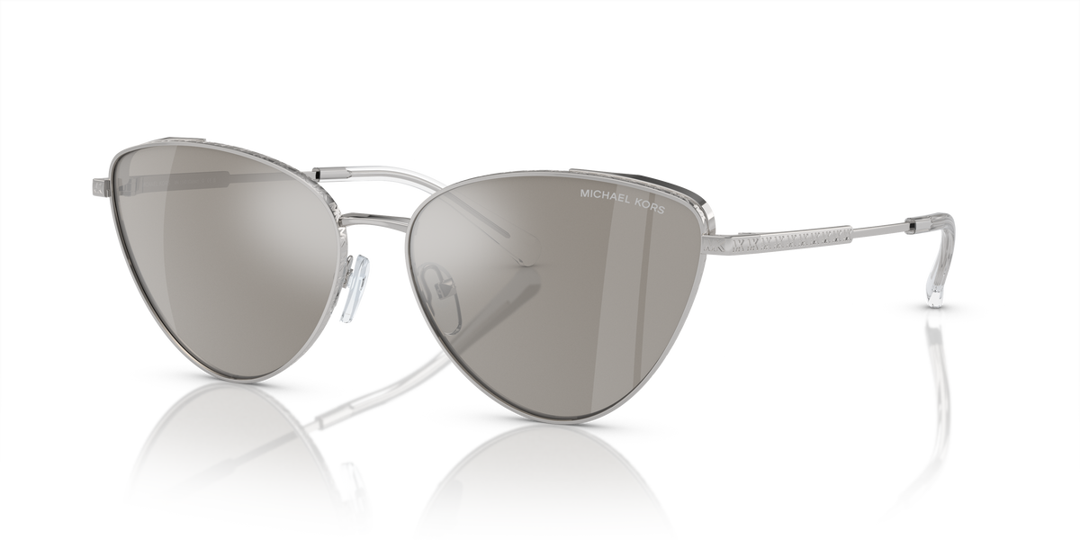 Gafas de Sol Michael Kors Cortez MK1140 Plateado y Plateado Espejado