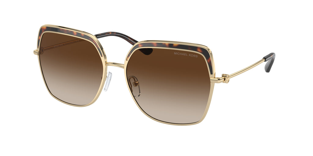 Gafas de Sol Michael Kors Greenpoint MK1141 Dorado Claro y Marrón Degradé