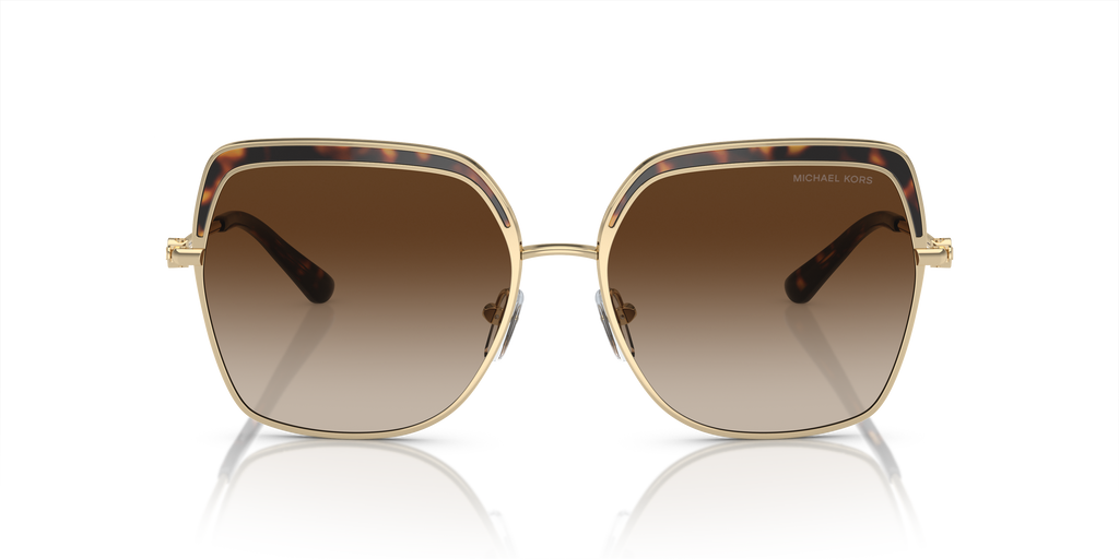 Gafas de Sol Michael Kors Greenpoint MK1141 Dorado Claro y Marrón Degradé