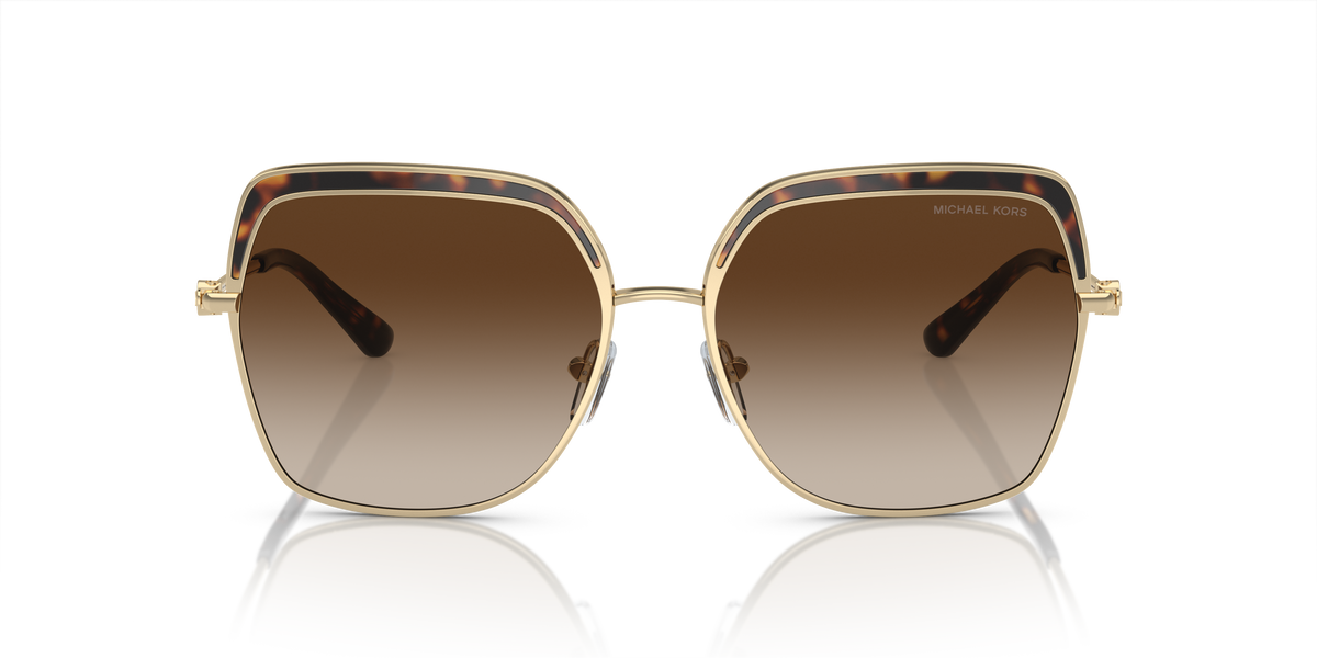 Gafas de Sol Michael Kors Greenpoint MK1141 Dorado Claro y Marrón Degradé