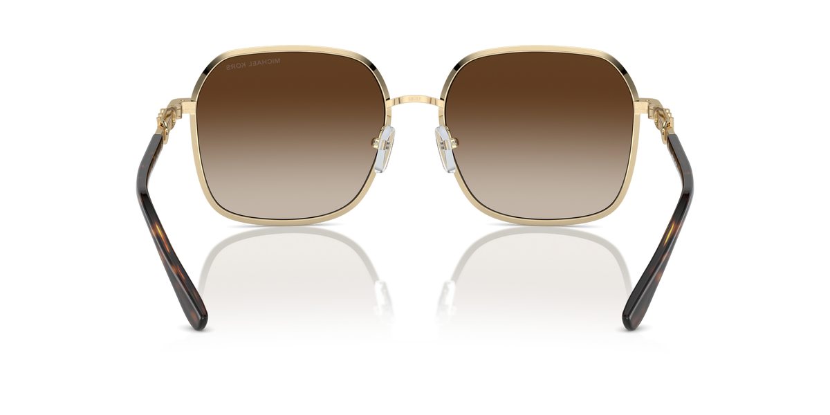 Gafas de Sol Michael Kors Cadiz MK1145B Dorado Claro Brillante y Marrón Degradé
