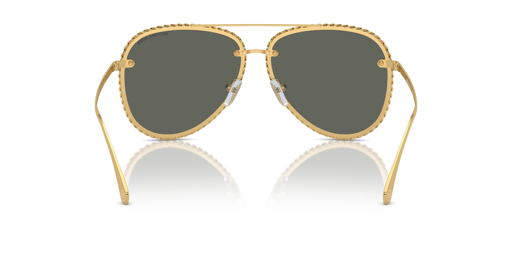 Gafas de Sol Michael Kors Portofino MK1147 Oro amarillo brillante y Dorado Espejado