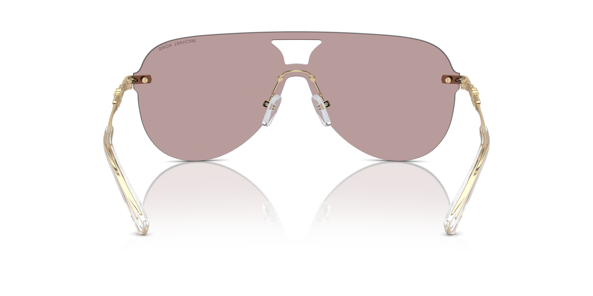 Gafas de Sol Michael Kors Cyprus MK1149 Pink Solid Back Mirror y Rosa y Negro