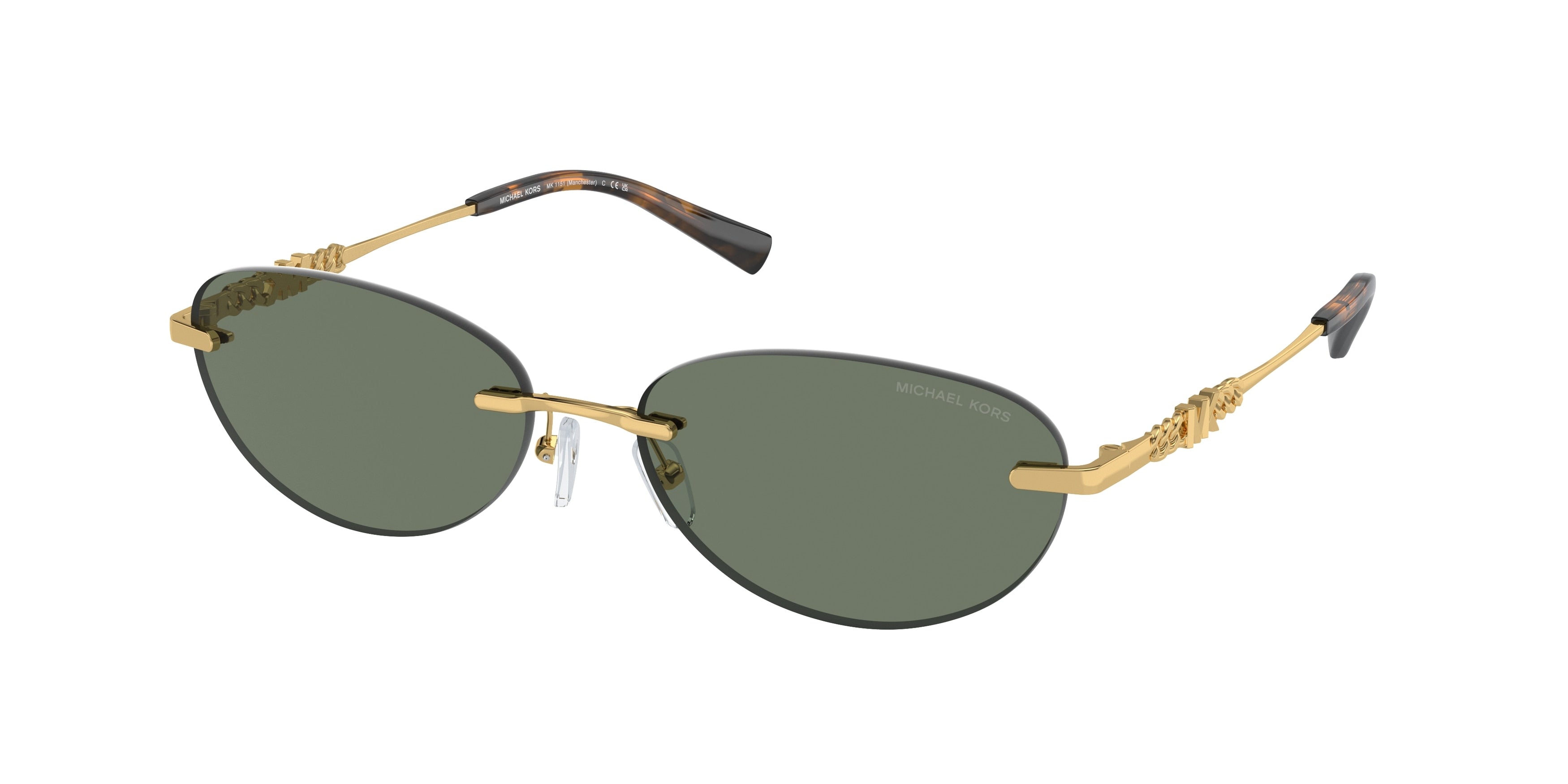 Gafas de Sol Michael Kors Manchester MK1151 Verde Sólido