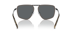Gafas de Sol Michael Kors Silverton MK1153 Negro Brillante y Gris Oscuro Sólido