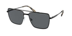 Gafas de Sol Michael Kors Blue Ridge MK1154 Negro Brillante y Gris Oscuro Sólido