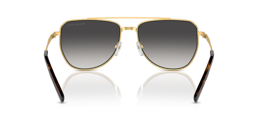 Gafas de Sol Michael Kors Whistler MK1155 Oro amarillo brillante y Gris Claro Degradé