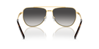 Gafas de Sol Michael Kors Whistler MK1155 Oro amarillo brillante y Gris Claro Degradé