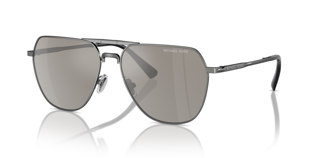 Gafas de Sol Michael Kors Keswick MK1156 Gris Plomo Brillante y Plateado Espejado