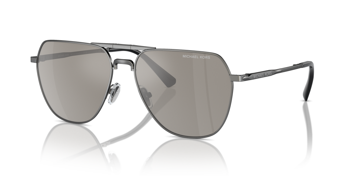 Gafas de Sol Michael Kors Keswick MK1156 Gris Plomo Brillante y Plateado Espejado