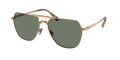 Gafas de Sol Michael Kors Keswick MK1156 Dorado Brillante y Verde Olivo